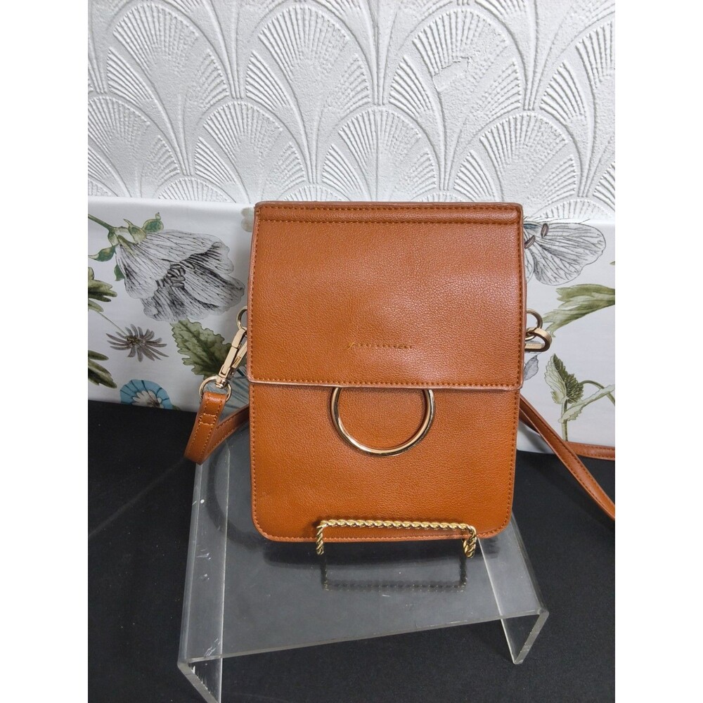 Forever21 Brown Faux Leather Crossbody bag